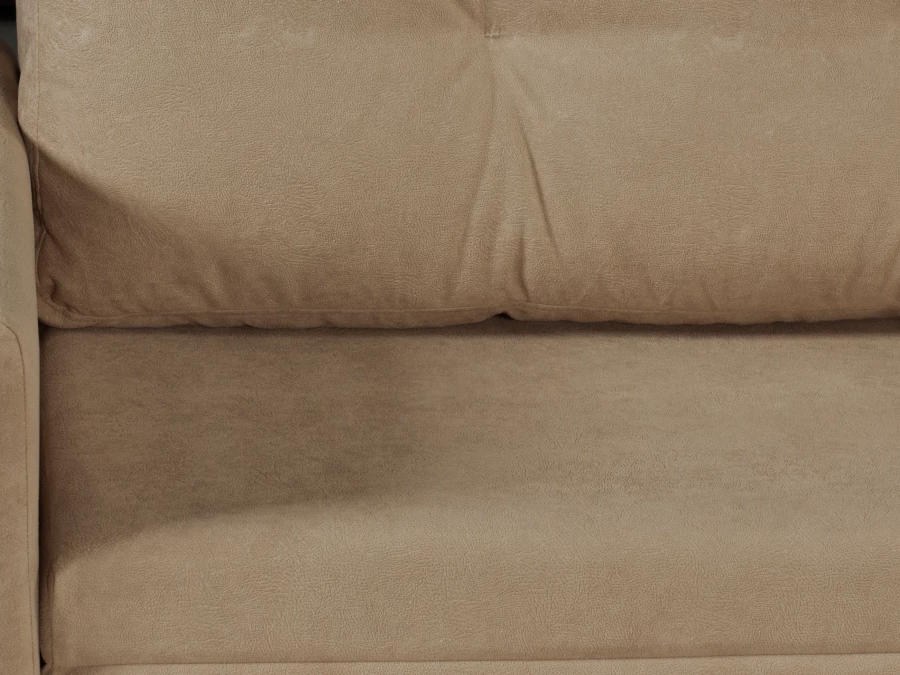 Диван-кровать Юнат 120, раскладной, серо-песочный с мелкими разводами, 142х87х94 см (изображение №4)