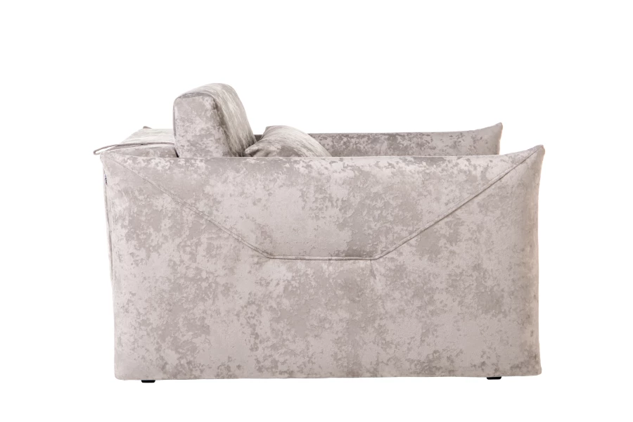 Кресло Таип 2, серо-песочный велюр, 138х128х86 см (изображение №2)