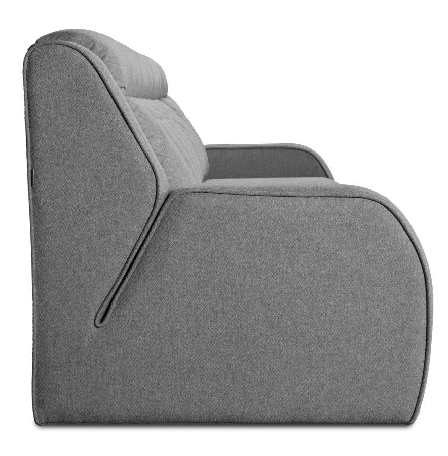 Прямой диван-кровать Блистер, раскладной, серый 231х96х96 см (изображение №10)