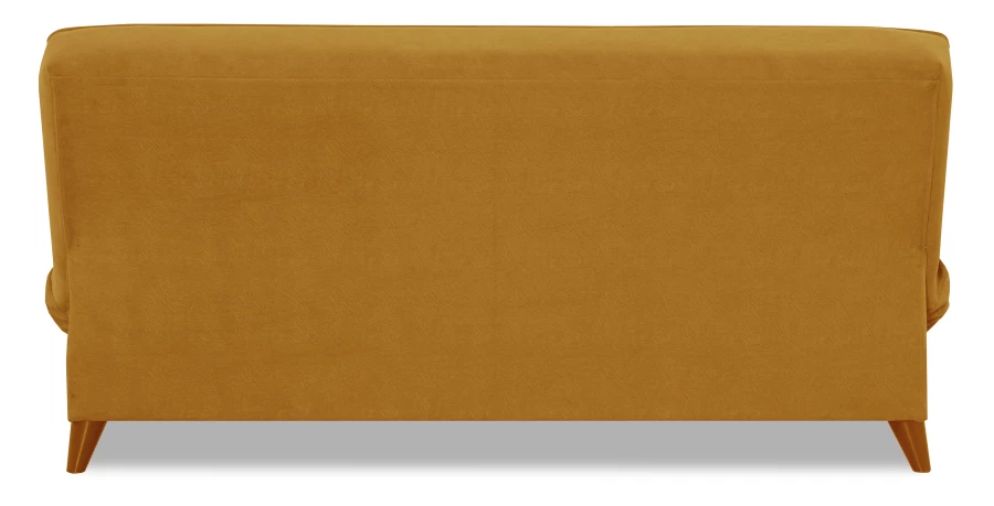 Прямой диван Наварра 2, жёлтый с мелкими разводами 187х87х90 см (изображение №2)