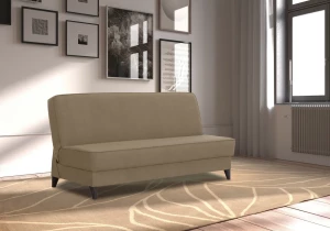 Второе фото. Прямой диван Наварра 2 ,серо-коричневый, 187х87х90 см