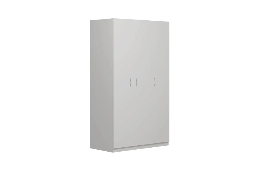 Шкаф трехстворчатый Пегас - аналог IKEA KLEPPSTAD,116х58х202,белый (изображение №1)
