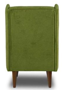 Второе фото. Кресло мягкое Градара, нераскладной, велюр, болотно-зеленый, 66х84х102 см