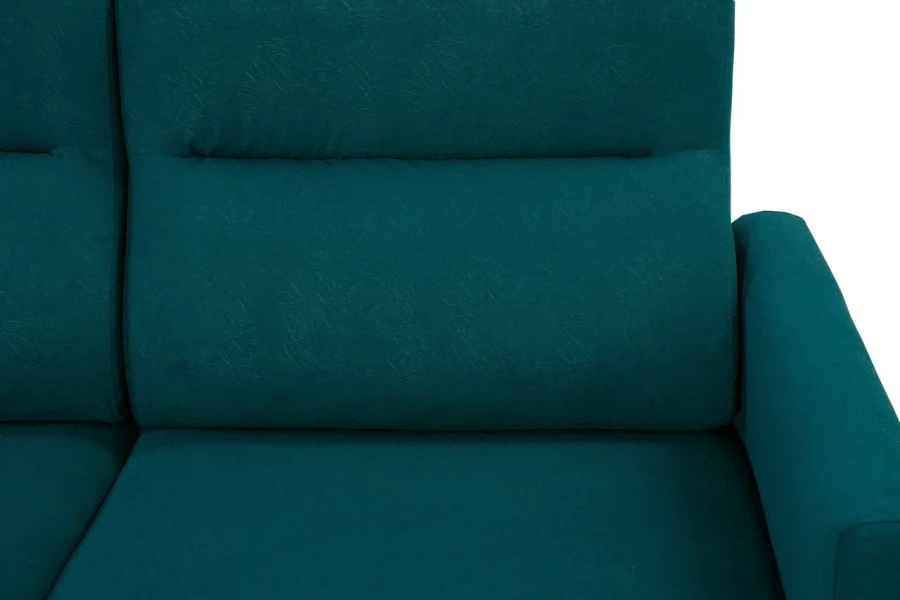 Диван-кровать Марсель со спальным местом синий с мелкими разводами 228х160х97 см (изображение №9)