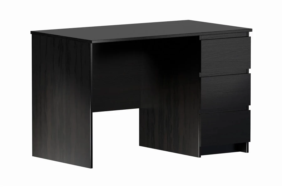 Письменный стол 3 ящика Кастор - аналог IKEA KULLEN, 115,6х65х75,венге (изображение №2)