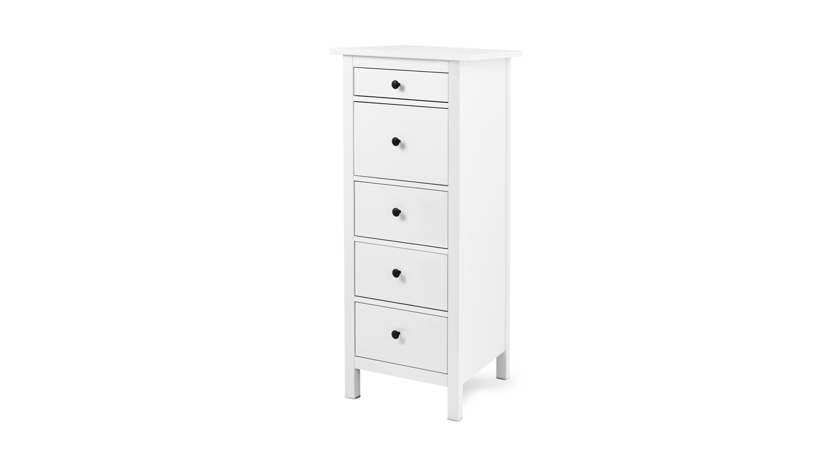 Комод с 5 ящиками - аналог IKEA HEMNES / ХЕМНЭС/ ХЕМНЕС / КЫМОР / ИКЕА 58х131х40 см, белый