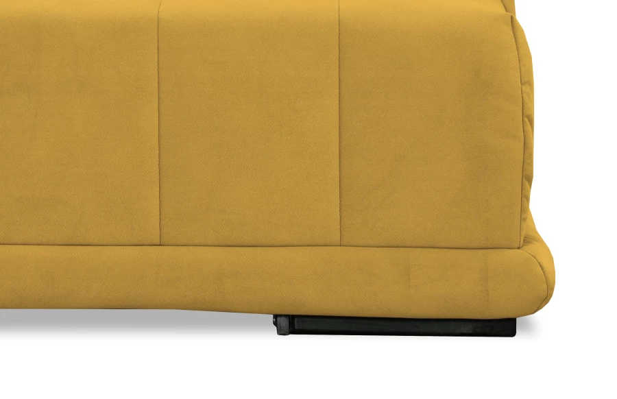 Диван-кровать Флорида, велюровый, горчично-желтый, 201х90х90 см (изображение №9)