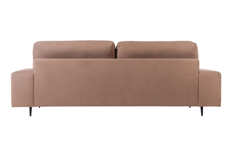 Диван-кровать Натали, велюровый, раскладной, какао, 251х104х88 см (изображение №3)
