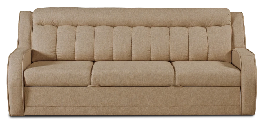 Прямой диван-кровать Блистер, раскладной, какао,  231х96х96 см (изображение №6)