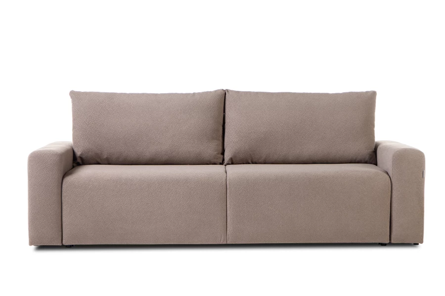 Диван-кровать Халиф 2, велюровый, раскладной, какао шенилл с мелким букле, 241х102х92 см (изображение №2)