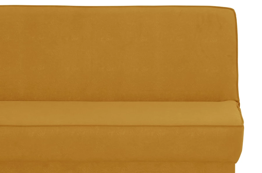 Прямой диван Наварра 2, жёлтый с мелкими разводами 187х87х90 см (изображение №7)