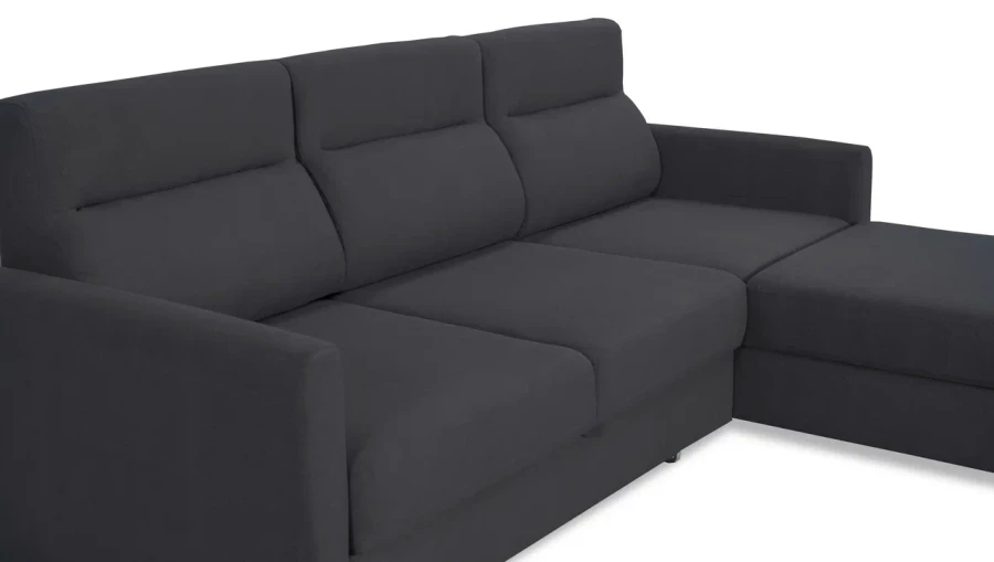 Диван-кровать Марсель , серый 228х160х97 см (изображение №5)