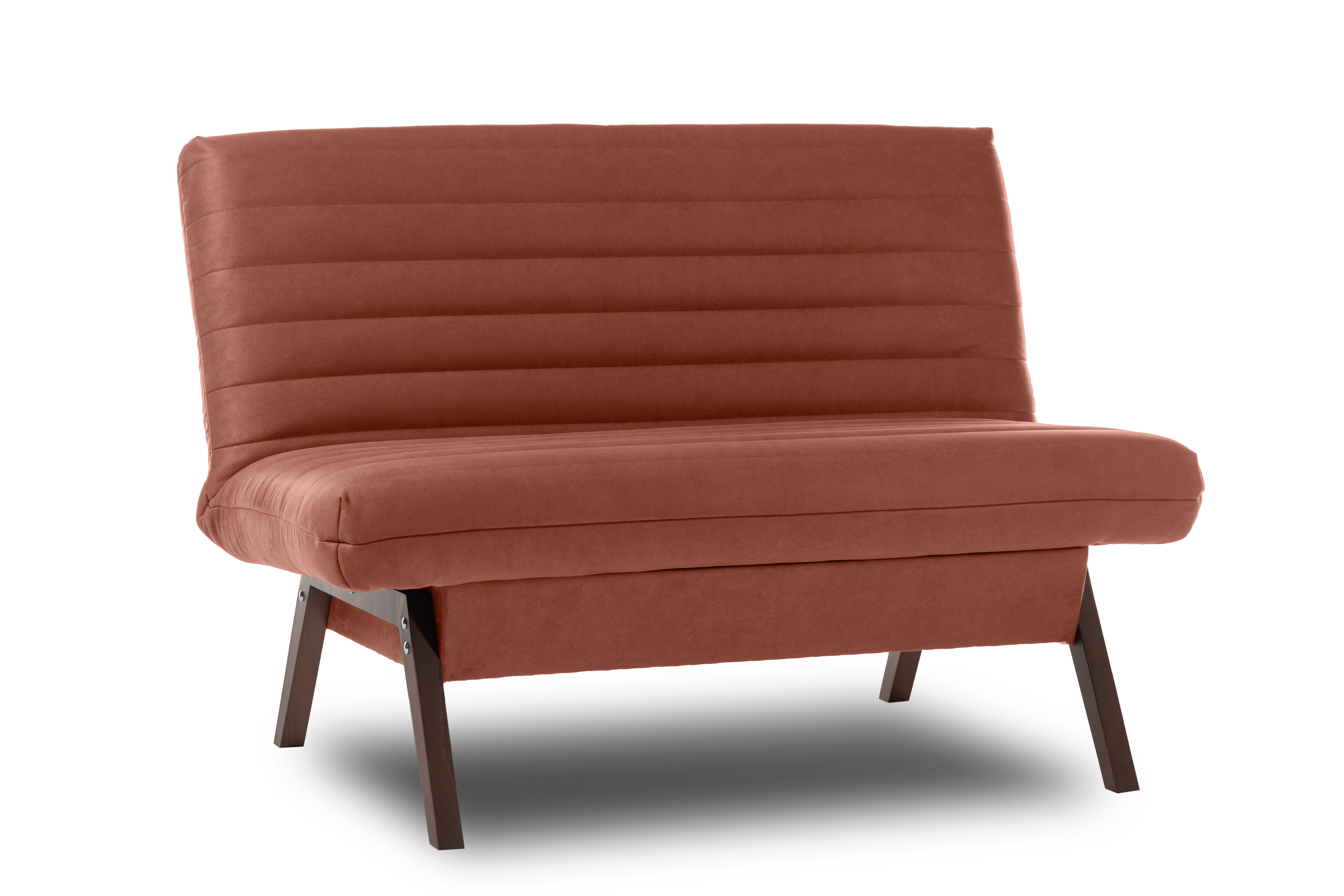 Кресло Каир, терракотовая замша, 130х73х88 см