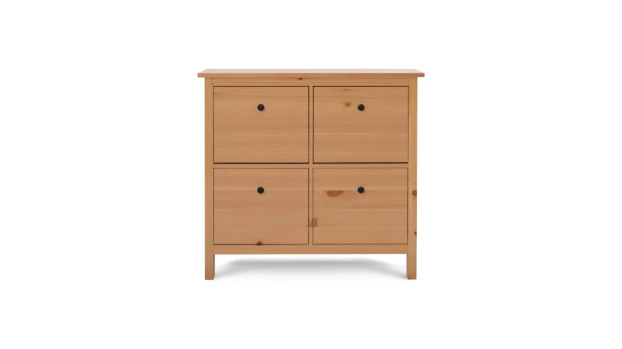 Обувница - аналог IKEA HEMNES / ХЕМНЭС/ ХЕМНЕС / КЫМОР / ИКЕА 106х101x22 см, светло-коричневый (изображение №2)