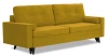 Диван-кровать Фидель, горчичный, 231х103х98 см