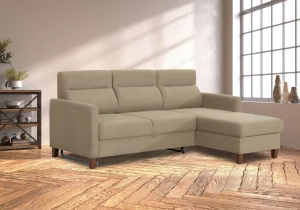 Второе фото. Диван-кровать Марсель со спальным местом, серо-песочный 228х97х160 см