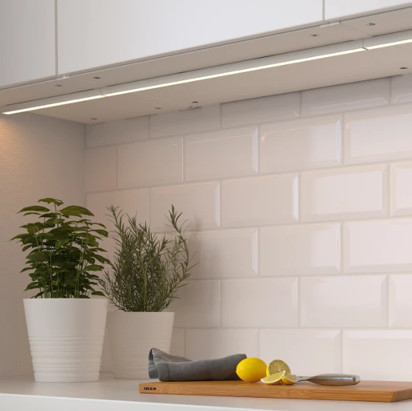 Светодиодная подсветка для кухни - MITTLED IKEA/МИТТЛЕД ИКЕА, 30 см, белая (изображение №3)