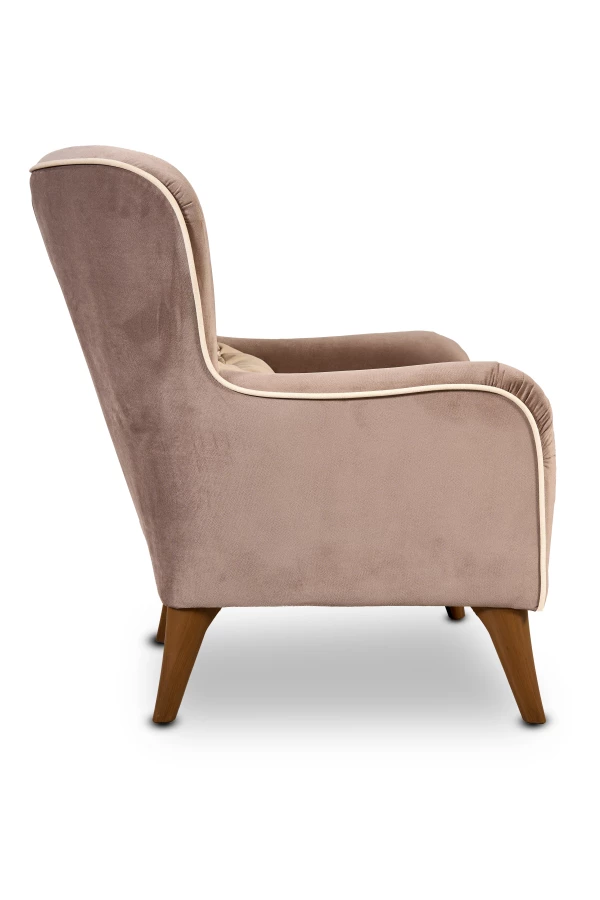 Кресло мягкое Вояж 7, анатомическое, кофейно-песочный, 72х94х94 см (изображение №8)