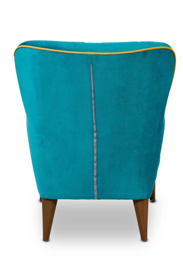 Кресло мягкое Вояж 7, анатомическое, бирюзовый, 72х94х94 см (изображение №4)