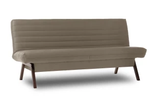 Второе фото. Диван-кровать Каир (БД), серо-песочный, замша, 188х73х88 см