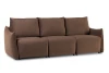 Диван-кровать Френк , велюровый, раскладной, темно-коричневый, 255х121х95 см