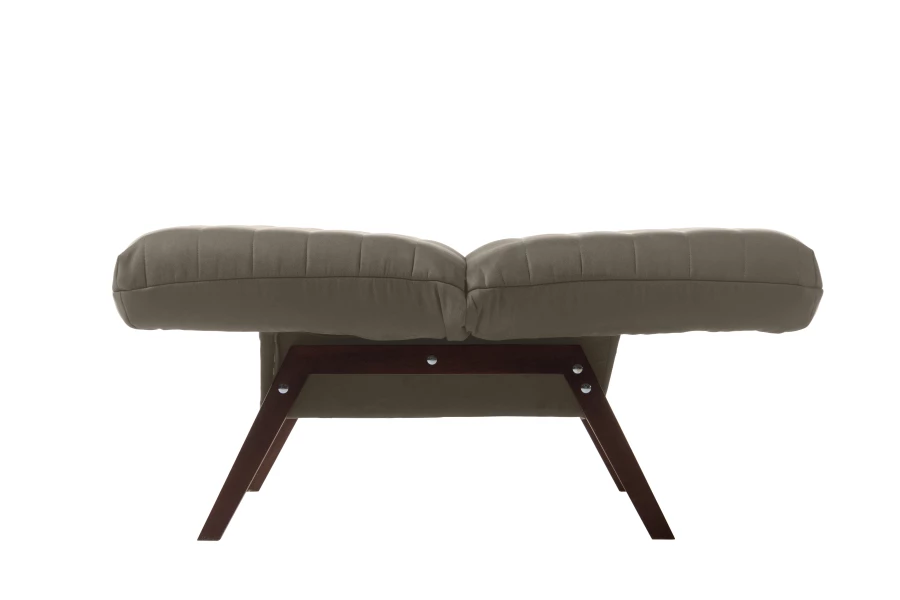 Диван-кровать Каир (БД), серо-песочный, замша, 188х73х88 см (изображение №6)