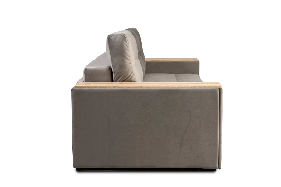 Диван-кровать Элегант 2022, серый 253х106х99 см (изображение №12)