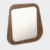 Зеркало Woodi малое в темном шпоне