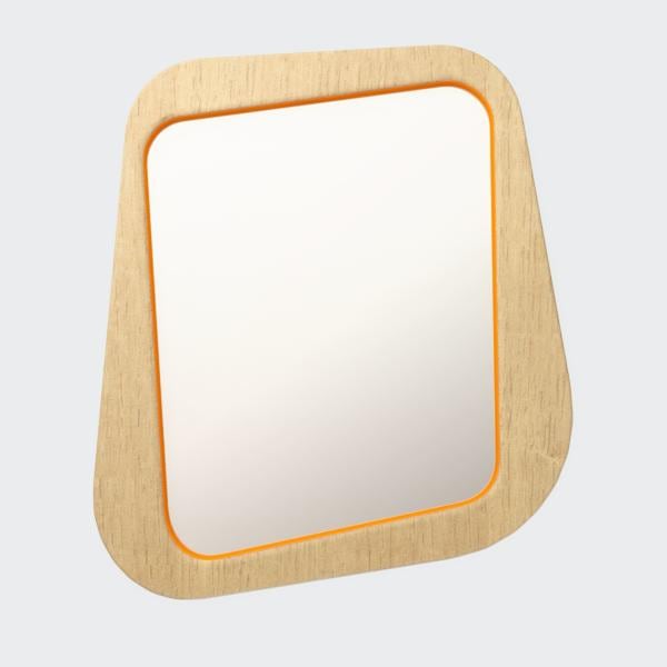 Зеркало Woodi малое в шпоне